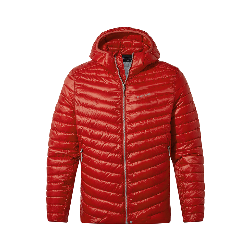Craghoppers Men's Expolite Hooded Jacket - Pompeian Red | Project X ...