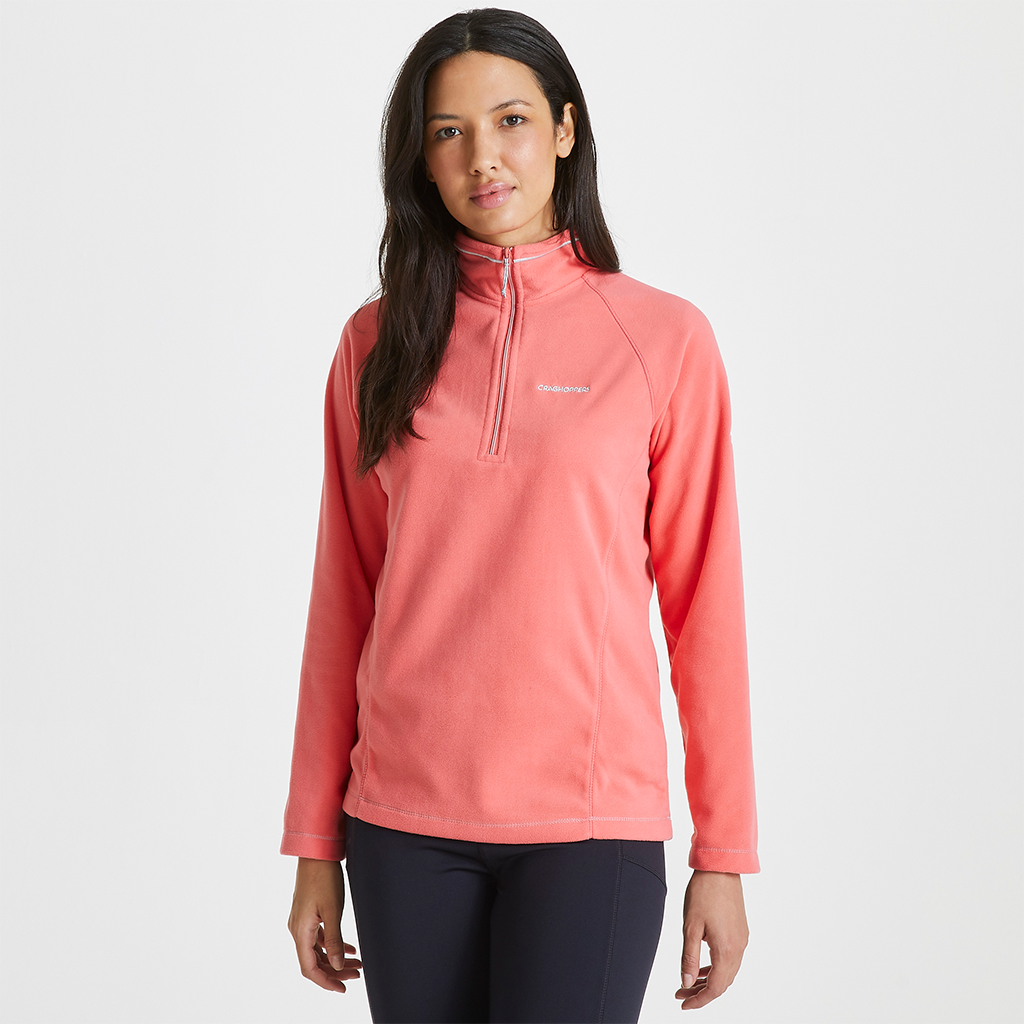 Craghoppers Women's Miska VI Half Zip - Dusty Coral | Project X Adventures