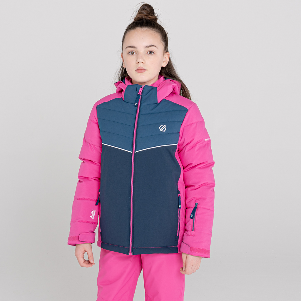 Dare 2b Kid's Cheerful Ski Jacket Raspberry Rose / Dark Denim