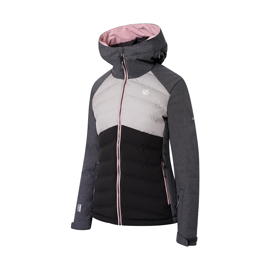 Dare 2b Women's Coded Ski Jacket - Ebony Grey/Ash Grey Marl/ Black ...